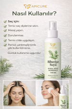BİBERİYE SUYU DOĞAL BİTKİ HİDROSOLÜ 225ml | APİCURE - Görsel 2